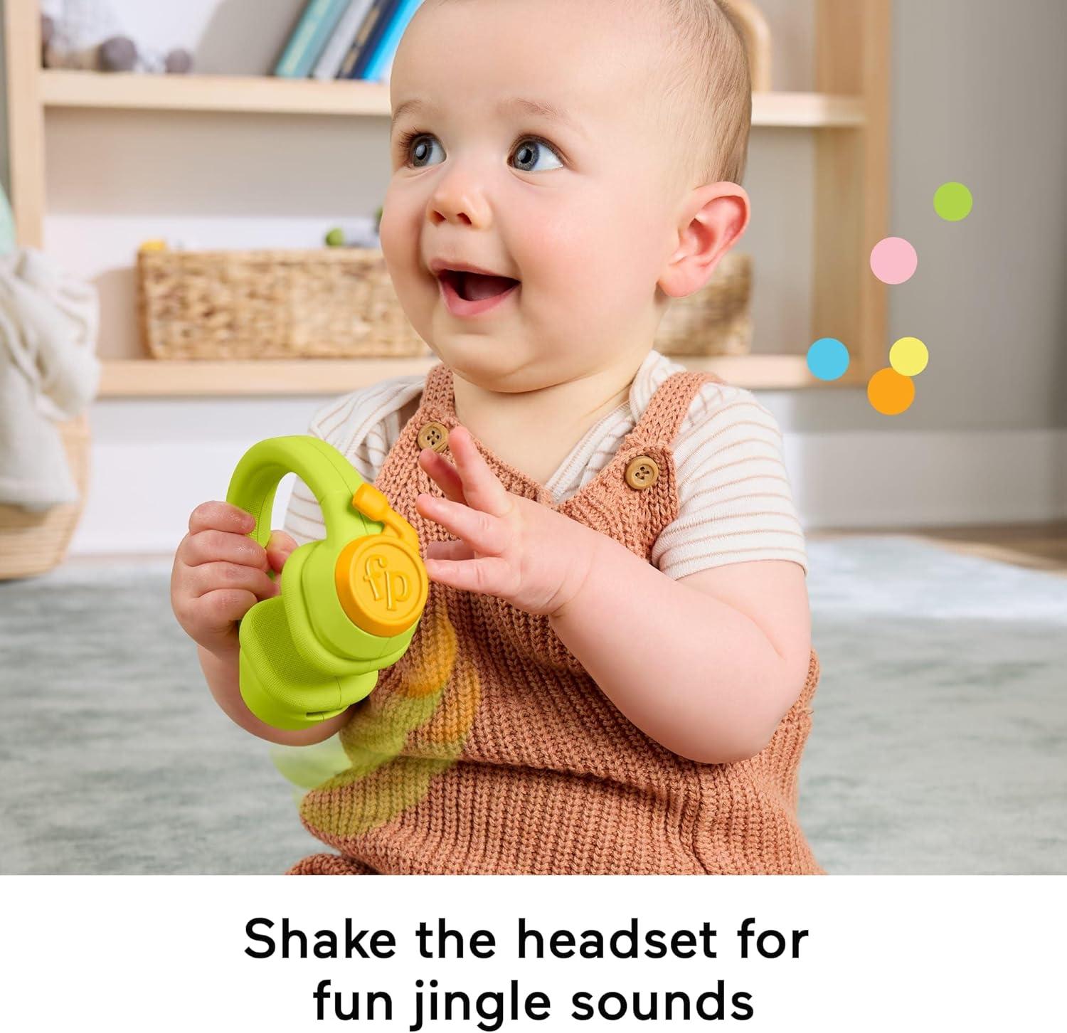 imageFisherPrice Newborn Toys LevelUp Little Gamer Gift Set Baby Rattle Teether amp Crinkle Activities for Infants Ages 3 Months