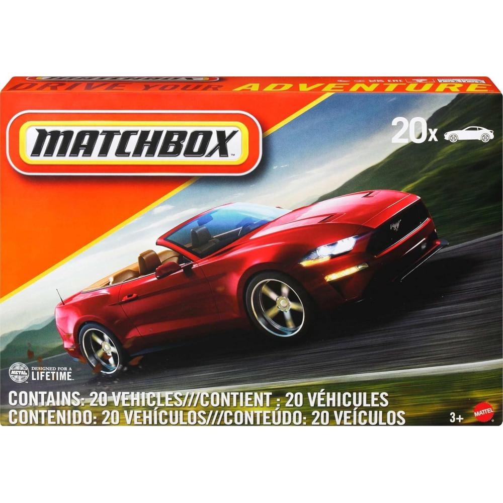 imageMatchbox Cars 164 Scale Toy Cars Buses and Trucks for Kids and Collectors Set of 20 Styles May Vary20pack
