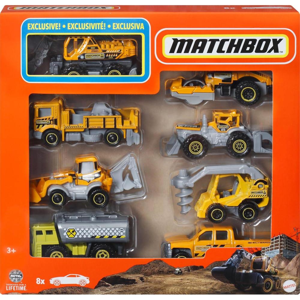 imageMatchbox Cars 164 Scale Toy Cars Buses and Trucks for Kids and Collectors Set of 20 Styles May Vary8Pack