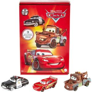 Mattel Disney and Pixar Cars Set of 10 Die-Cast Mini Racers Vehicles, Collectible Set of 1:55 Scale Toy Cars Inspired by Movies(Multicolor)