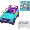 imageBarbie Hot Wheels RC SUV RemoteControl Vehicle That Fits 2 Fashion Dolls amp Accessories Includes KidApplied Stickers for CustomizationSuv