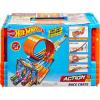 imageHot Wheels Toy Car Track Set Race Crate Transforms into 3 Different Builds Includes Storage amp 2 Cars in 164 Scale Amazon ExclusivePortable Unique