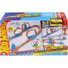 imageHot Wheels Toy Car Track Set Triple Loop Pack amp 164 Scale Vehicle TrackBuilding Components with 3 Loops Speed Snap Tracks amp AdaptersPlayset