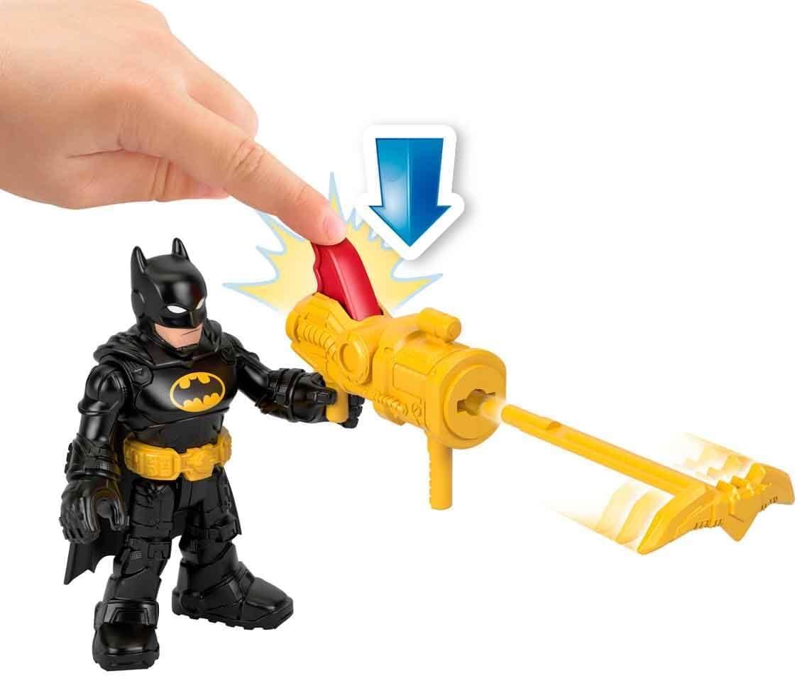 imageFisherPrice Imaginext DC Super Friends Batman Toys Bat Command Center Playset with Lights for Preschool Kids Ages 3 Years