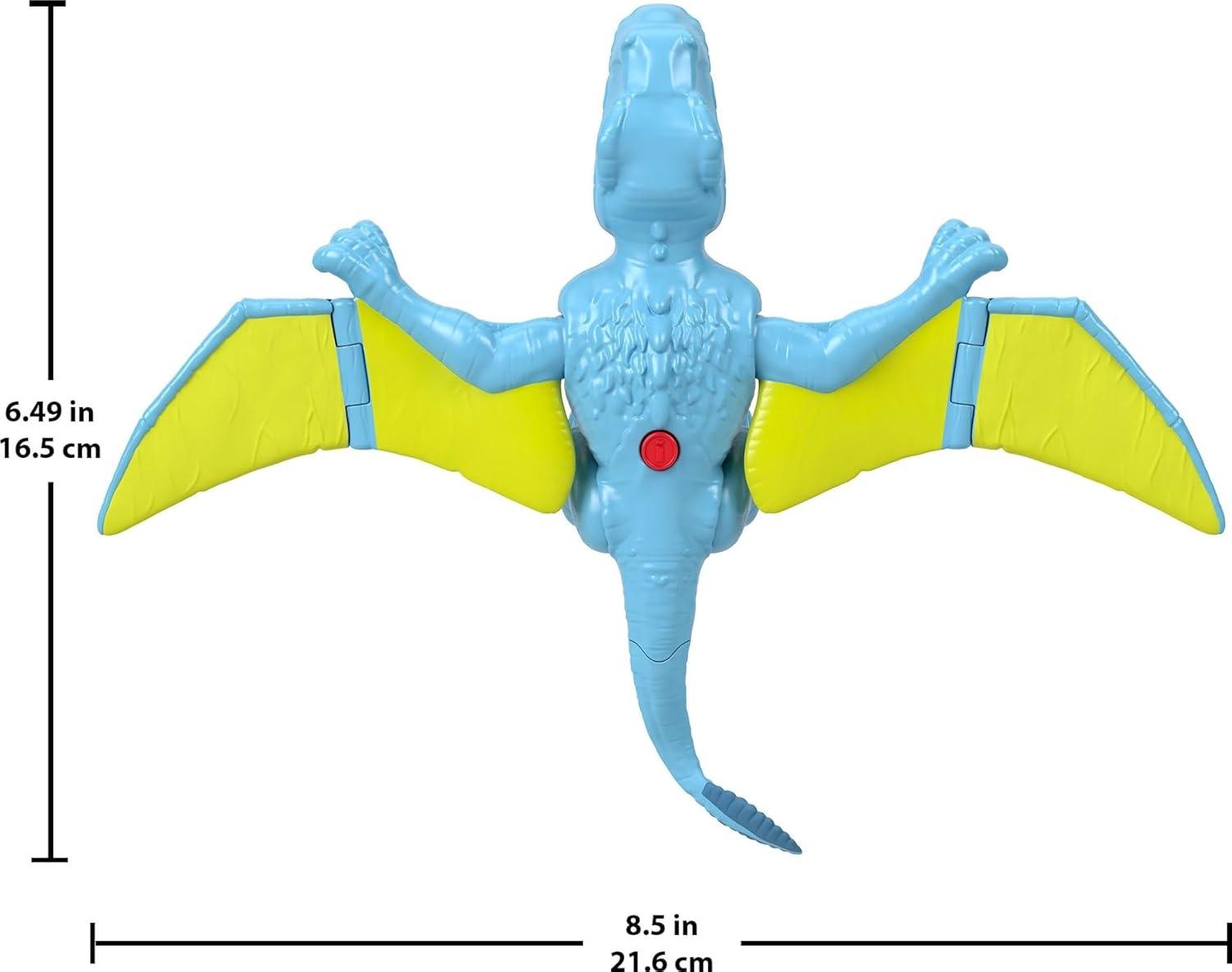 imageFisherPrice Imaginext Jurassic World Dinosaur Action Figure with KidActivated Motion amp Growing Spikes 775inch Aquilops Dino ToyDimorphodon