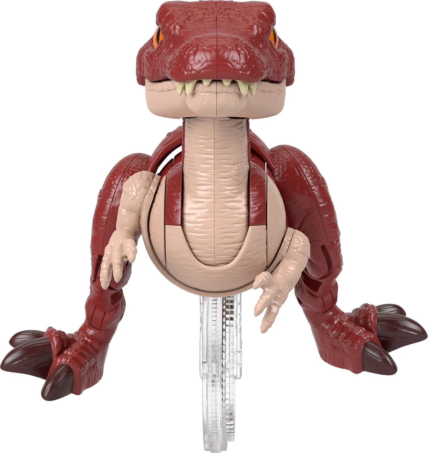 imageFisherPrice Imaginext Jurassic World Rebirth Dinosaur Toy Sprinting Spinosaurus Figure with Lunge amp Chomp Motion 9 Inches Tall