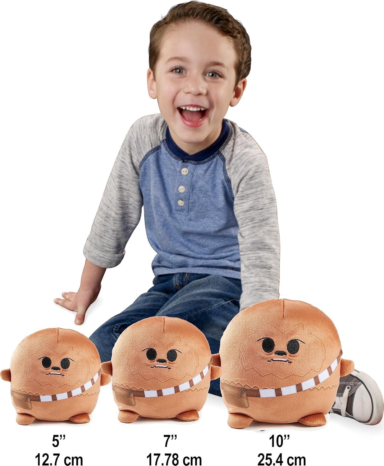 imageMattel Star Wars Cuutopia Plush Figure 10inch Chewbacca Soft Rounded Pillow Doll Collectible Toy Inspired by the Wookiee CharacterChewbacca