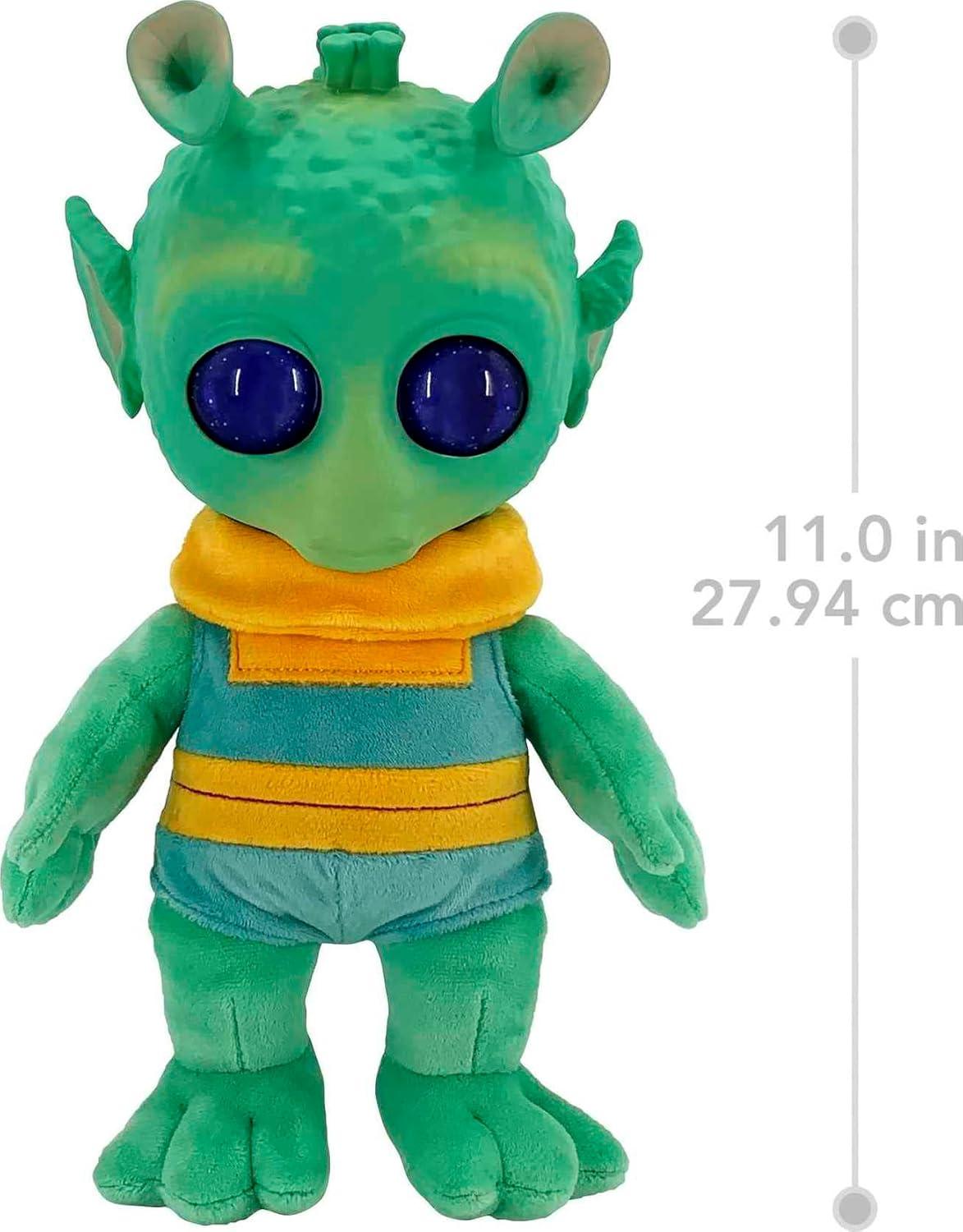 imageMattel Star Wars Galactic Pals Plush Toy Rodian 11inch Soft Doll Set with Carrier amp Personality Profile Card for Personalized ExperienceRodian