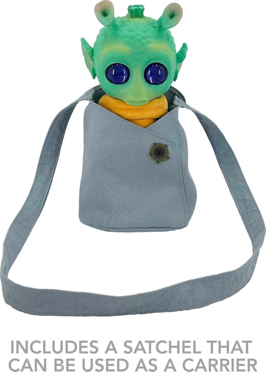 imageMattel Star Wars Galactic Pals Plush Toy Rodian 11inch Soft Doll Set with Carrier amp Personality Profile Card for Personalized ExperienceRodian