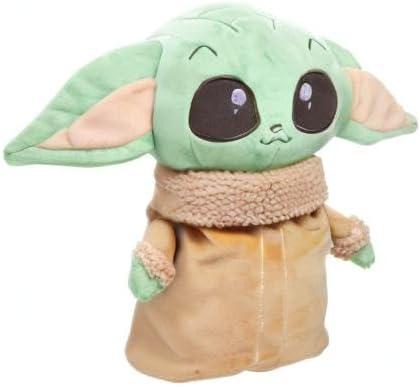 imageMattel Star Wars Jumping Grogu Plush Toy with Jump Action amp Sounds Soft Doll Inspired by Star Wars Mandalorian Book of Boba Fett
