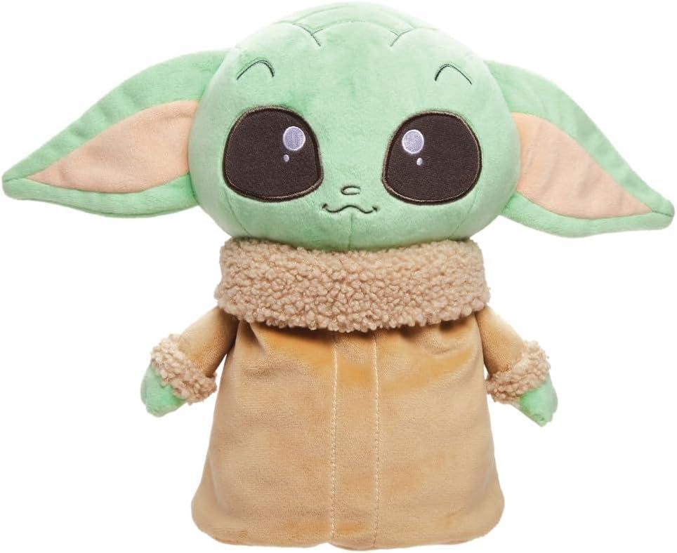 imageMattel Star Wars Jumping Grogu Plush Toy with Jump Action amp Sounds Soft Doll Inspired by Star Wars Mandalorian Book of Boba Fett
