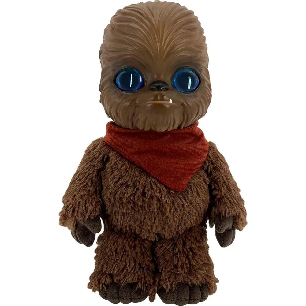 imageMattel Star Wars Galactic Pals Plush Toy Rodian 11inch Soft Doll Set with Carrier amp Personality Profile Card for Personalized ExperienceWookiee