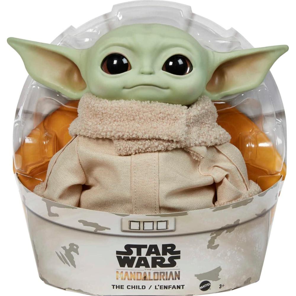 imageMattel Star Wars Grogu Plush Toy 11inch Character Figure with Soft Body Inspired by Star Wars The MandalorianStandard Plush