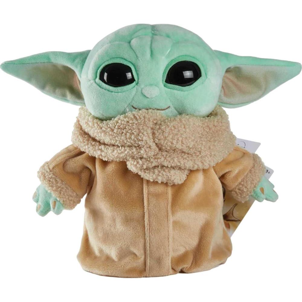 imageMattel Star Wars Grogu Plush Toy 8inch Character Figure from Star Wars The Mandalorian Soft Doll in Classic Look