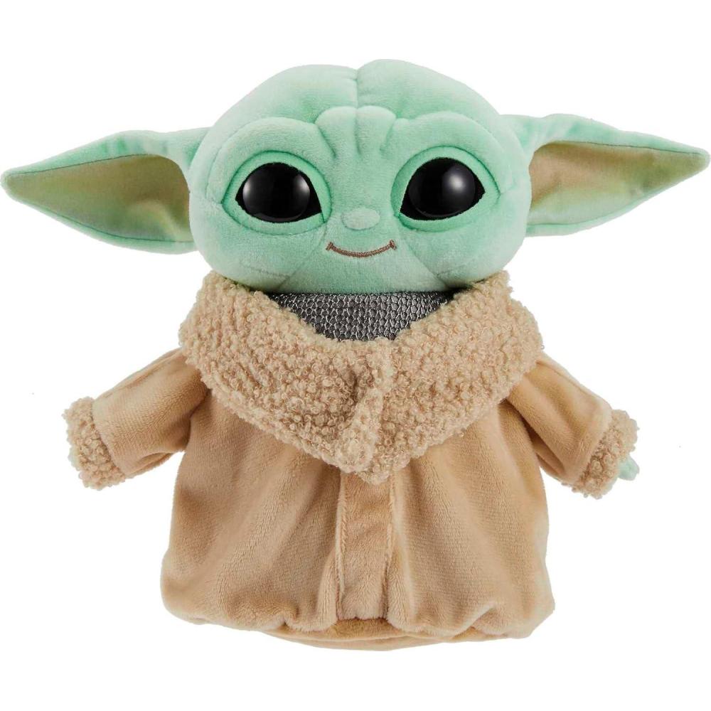 imageMattel Star Wars Grogu Plush with Beskar Armor Soft Doll Inspired by Star Wars Mandalorian Book of Boba Fett Collectible Toy