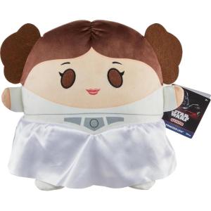 Mattel Star Wars Cuutopia Plush Figure, 10-inch Chewbacca Soft Rounded Pillow Doll, Collectible Toy Inspired by the Wookiee Character(Princess Leia)