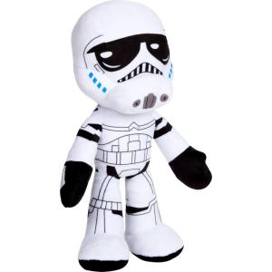 Mattel Star Wars Plush Talkers Soft Toys, 11 to 12-Inch Stormtrooper Plush with 10 Sounds & Phrases, Collectible Soft Dolls(Storm Trooper)