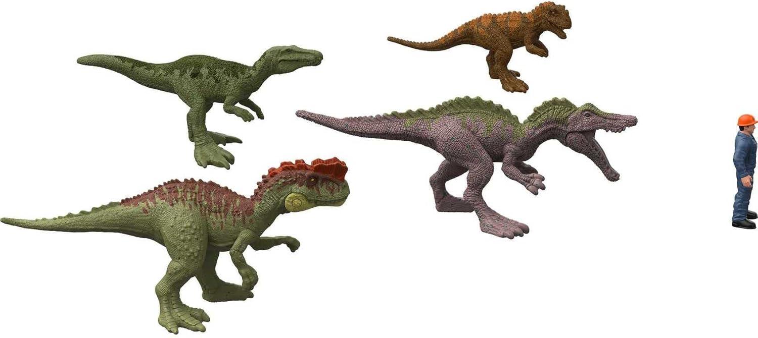 imageMattel Jurassic World Dominion Advent Calendar 24Day Countdown Daily Surprise of Mini Dinos Humans amp Gate Pieces Holiday GiftVersion 2