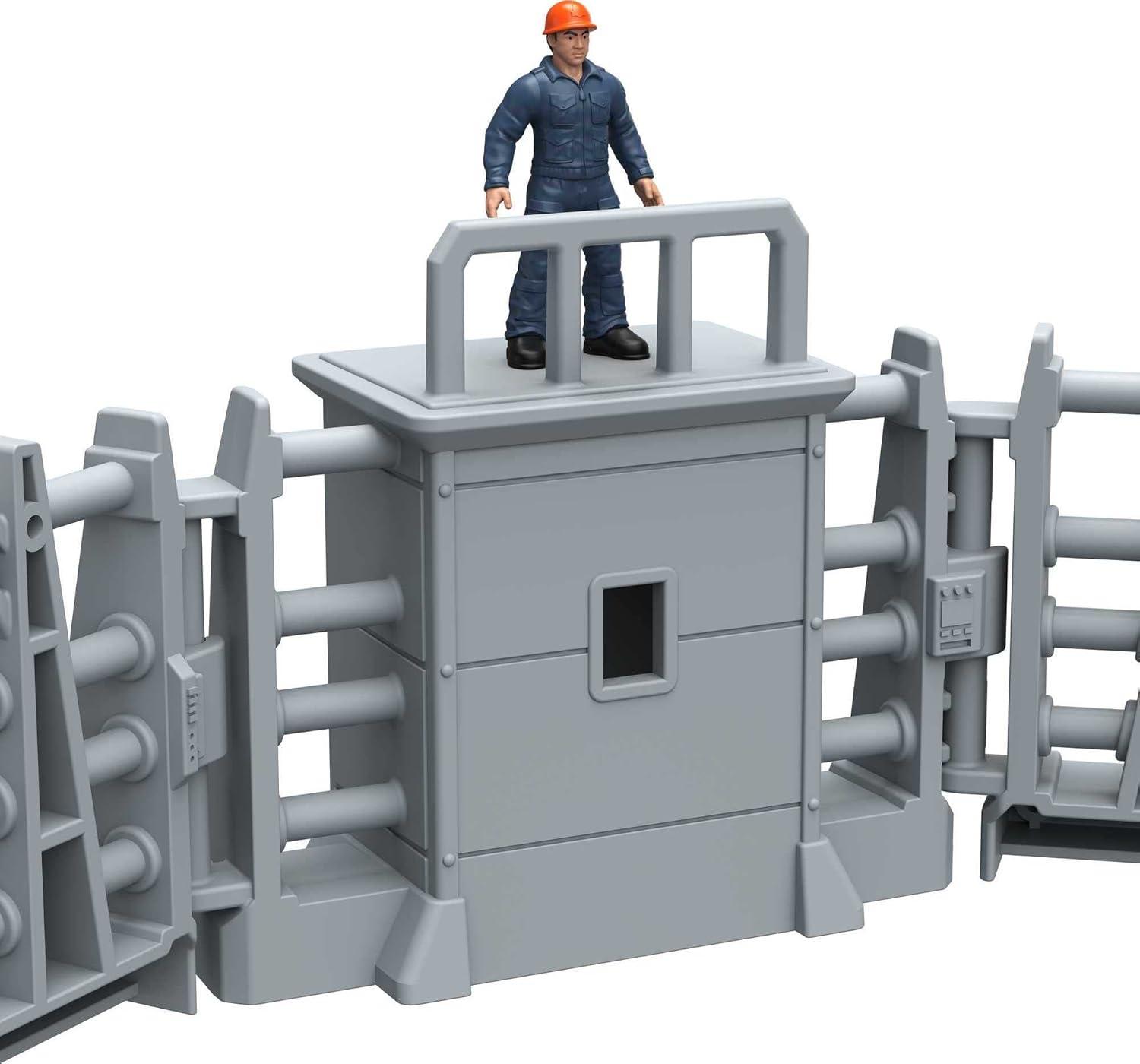 imageMattel Jurassic World Dominion Advent Calendar 24Day Countdown Daily Surprise of Mini Dinos Humans amp Gate Pieces Holiday GiftVersion 2