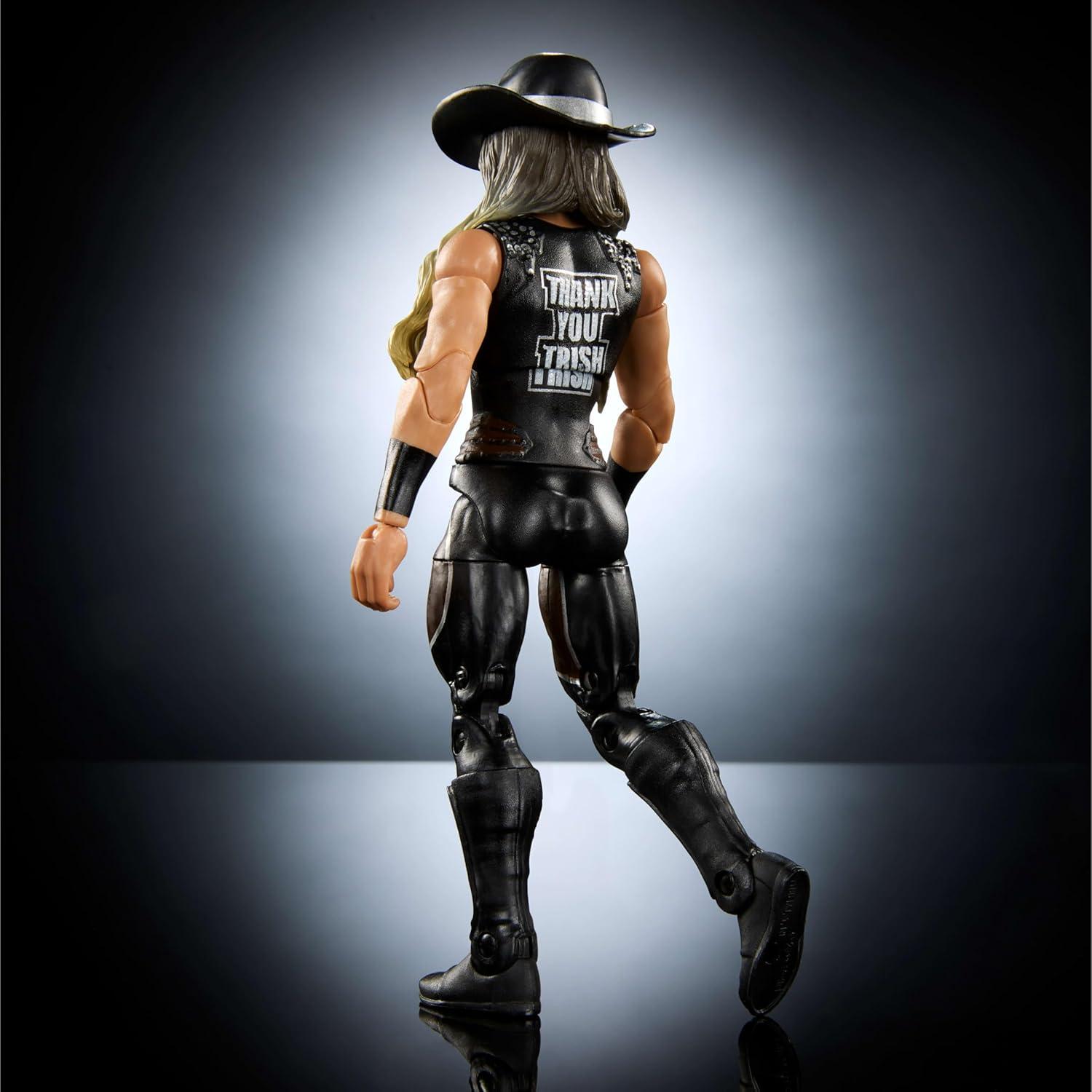 imageMattel WWE Elite Action Figure amp Accessories 6inch Collectible Trish Stratus with 25 Articulation Points LifeLike Look amp Swappable Hands