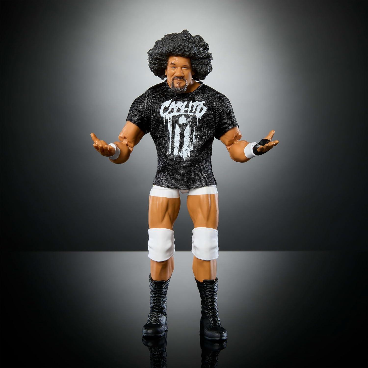imageMattel WWE Elite Action Figure amp Accessories Series 113 6inch Collectible 6inch Collectible John Carlito with 25 Articulation Points amp Swappable HandsCarlito