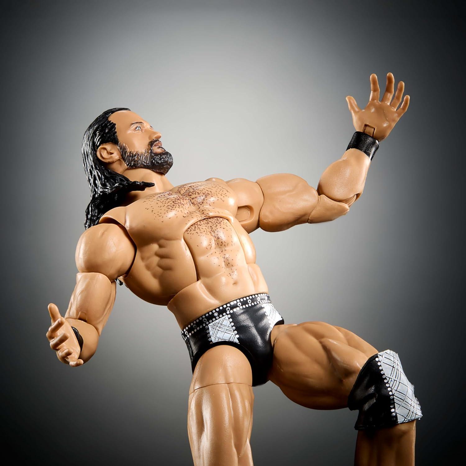 imageMattel WWE Elite Action Figure amp Accessories Series 115 6inch Collectible CM Punk with 25 Articulation Points amp Swappable HandsDrew McIntyre Chase