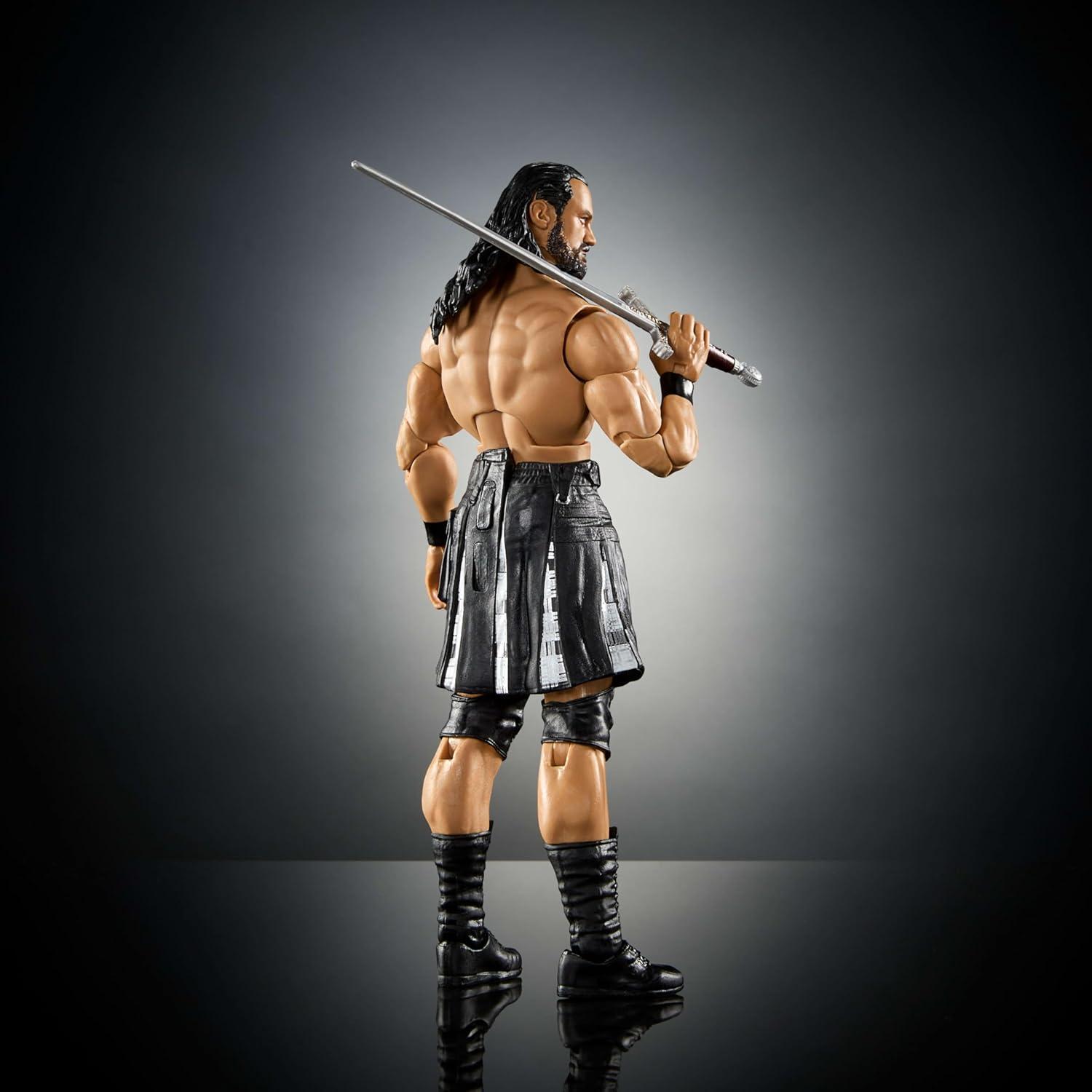 imageMattel WWE Elite Action Figure amp Accessories Series 115 6inch Collectible CM Punk with 25 Articulation Points amp Swappable HandsDrew McIntyre Chase