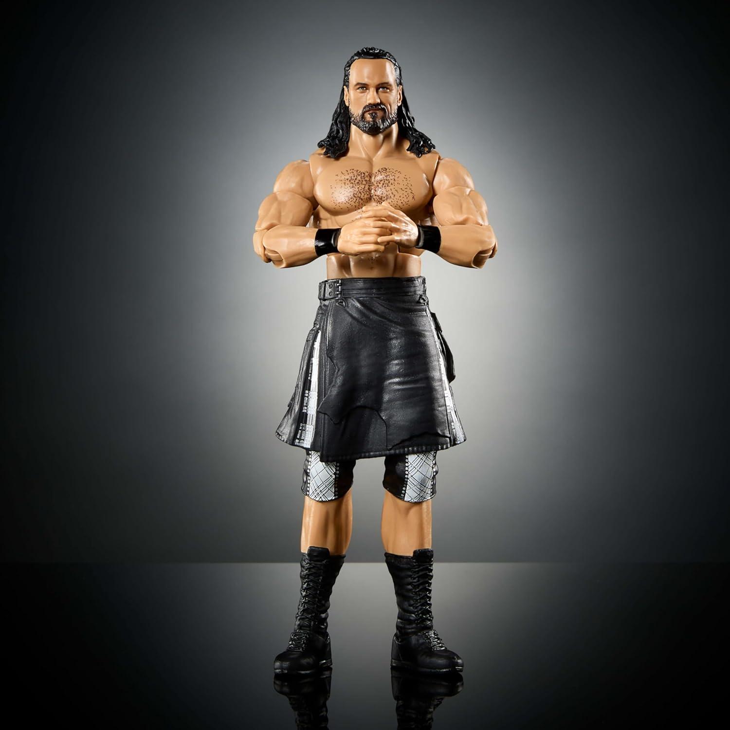 imageMattel WWE Elite Action Figure amp Accessories Series 115 6inch Collectible CM Punk with 25 Articulation Points amp Swappable HandsDrew McIntyre Chase