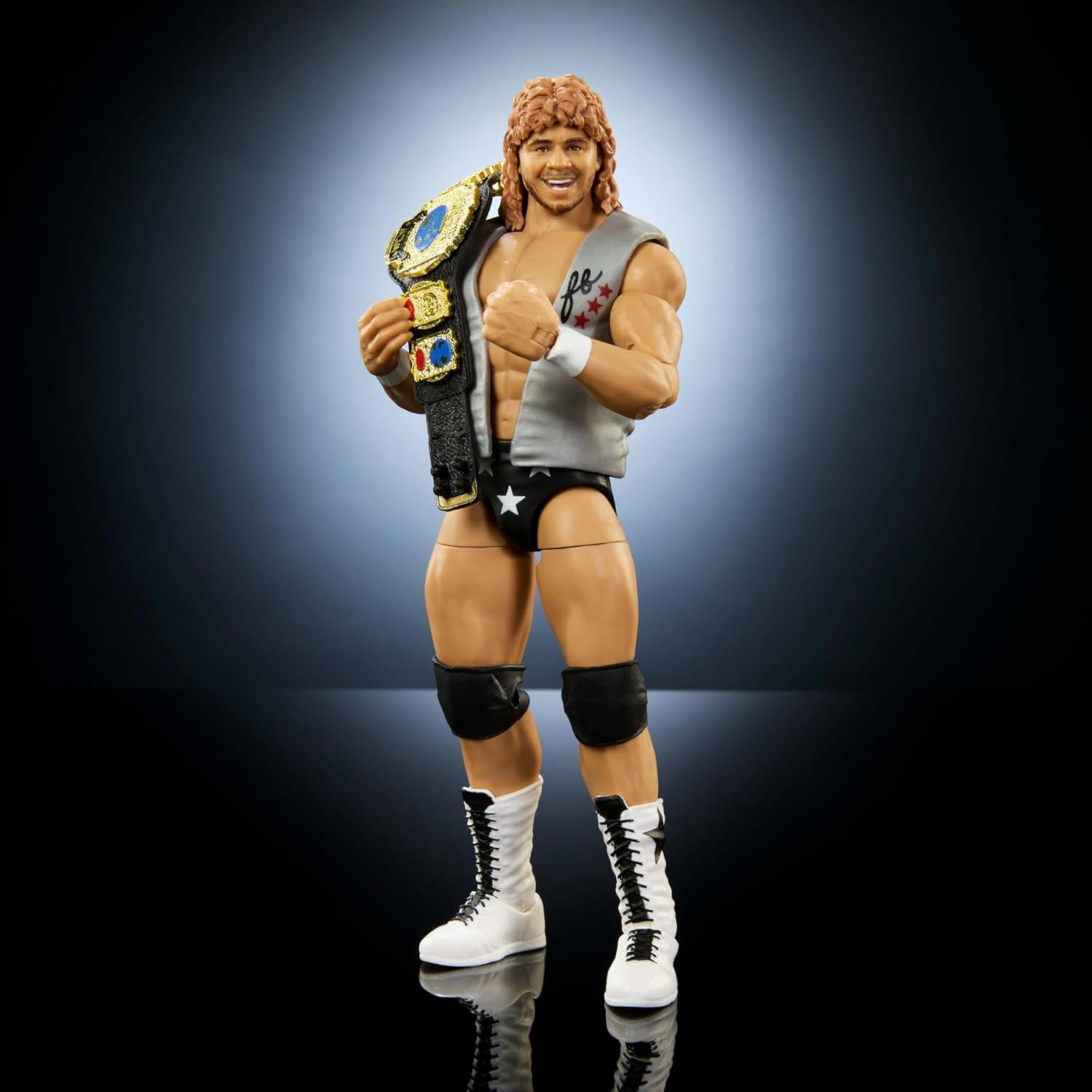 imageMattel WWE Elite Action Figure amp Accessories Series 116 6inch Collectible Randy Orton with 25 Articulation Points amp Swappable HandsFlyin Brian Pillman