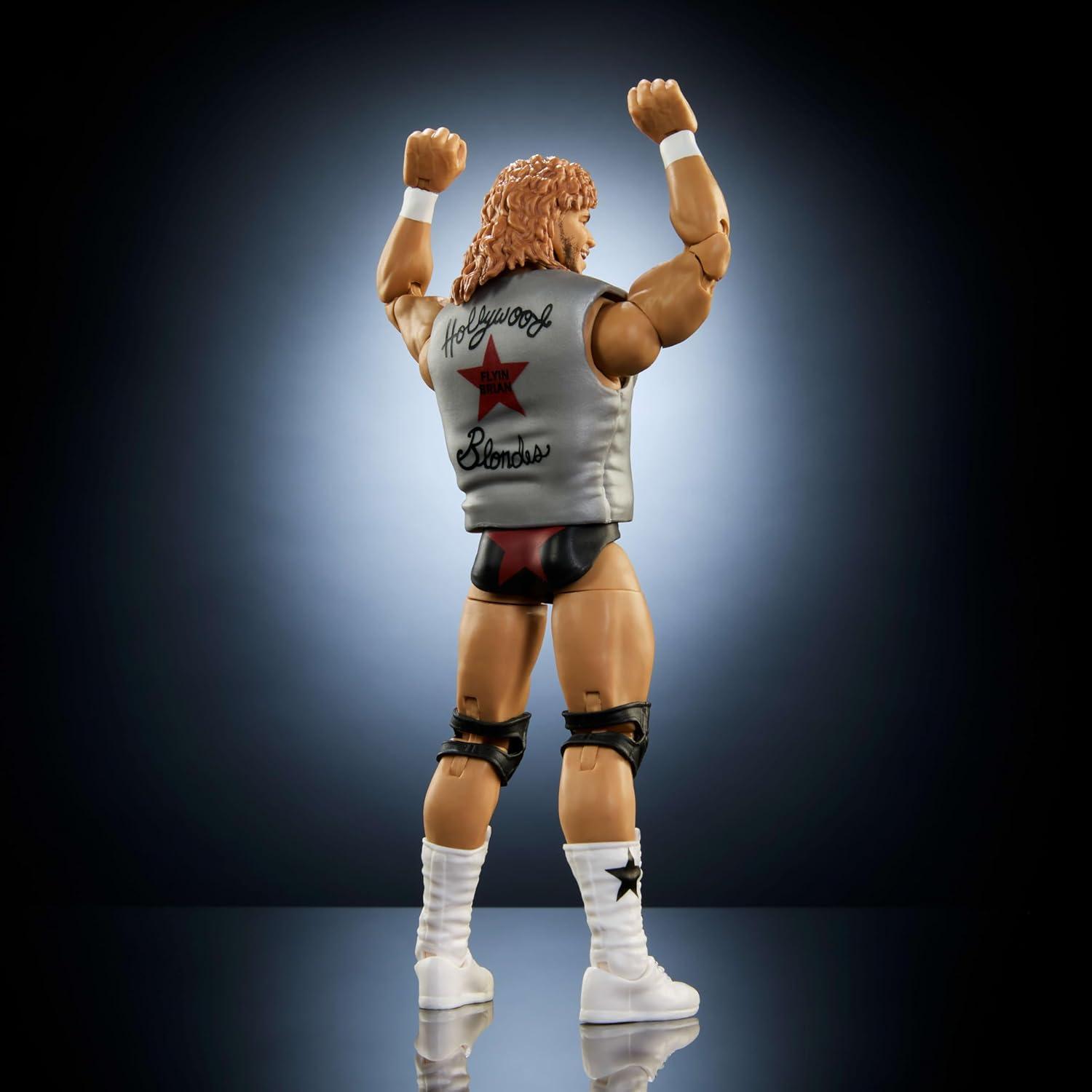imageMattel WWE Elite Action Figure amp Accessories Series 116 6inch Collectible Randy Orton with 25 Articulation Points amp Swappable HandsFlyin Brian Pillman