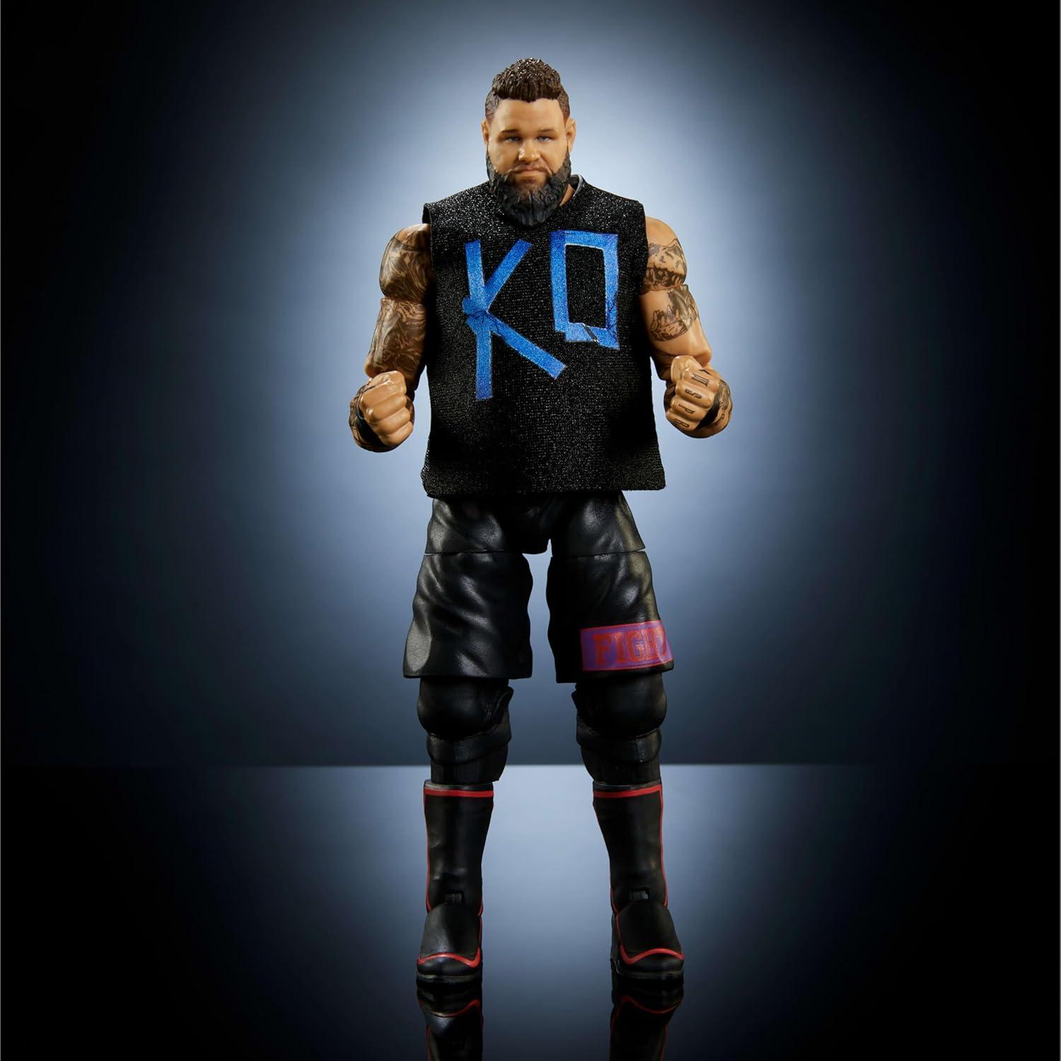 imageMattel WWE Elite Action Figure amp Accessories Series 116 6inch Collectible Randy Orton with 25 Articulation Points amp Swappable HandsKevin Owens