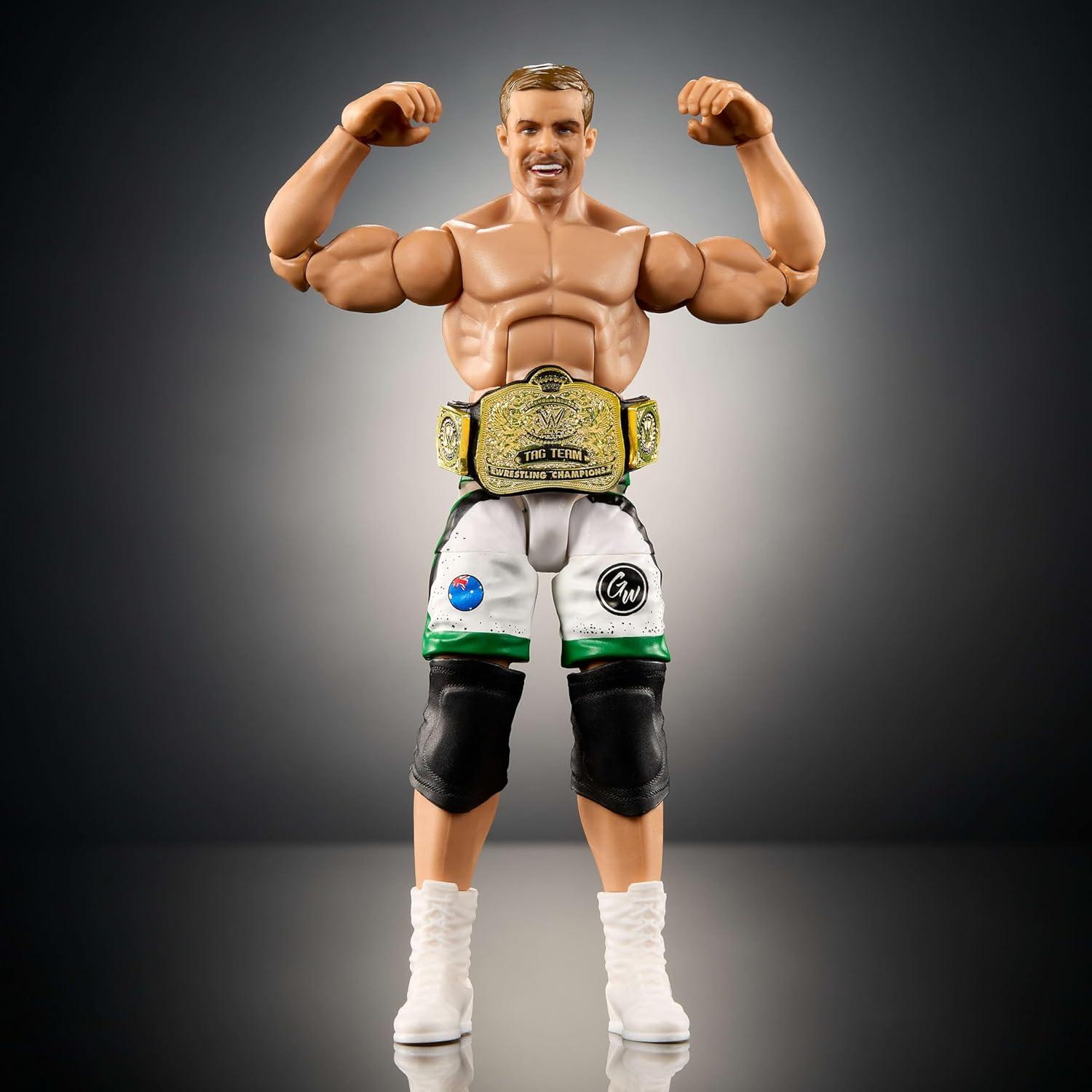 imageMattel WWE Elite Action Figure amp Accessories Series 117 6inch Collectible Grayson Waller with 25 Articulation Points amp Swappable Hands