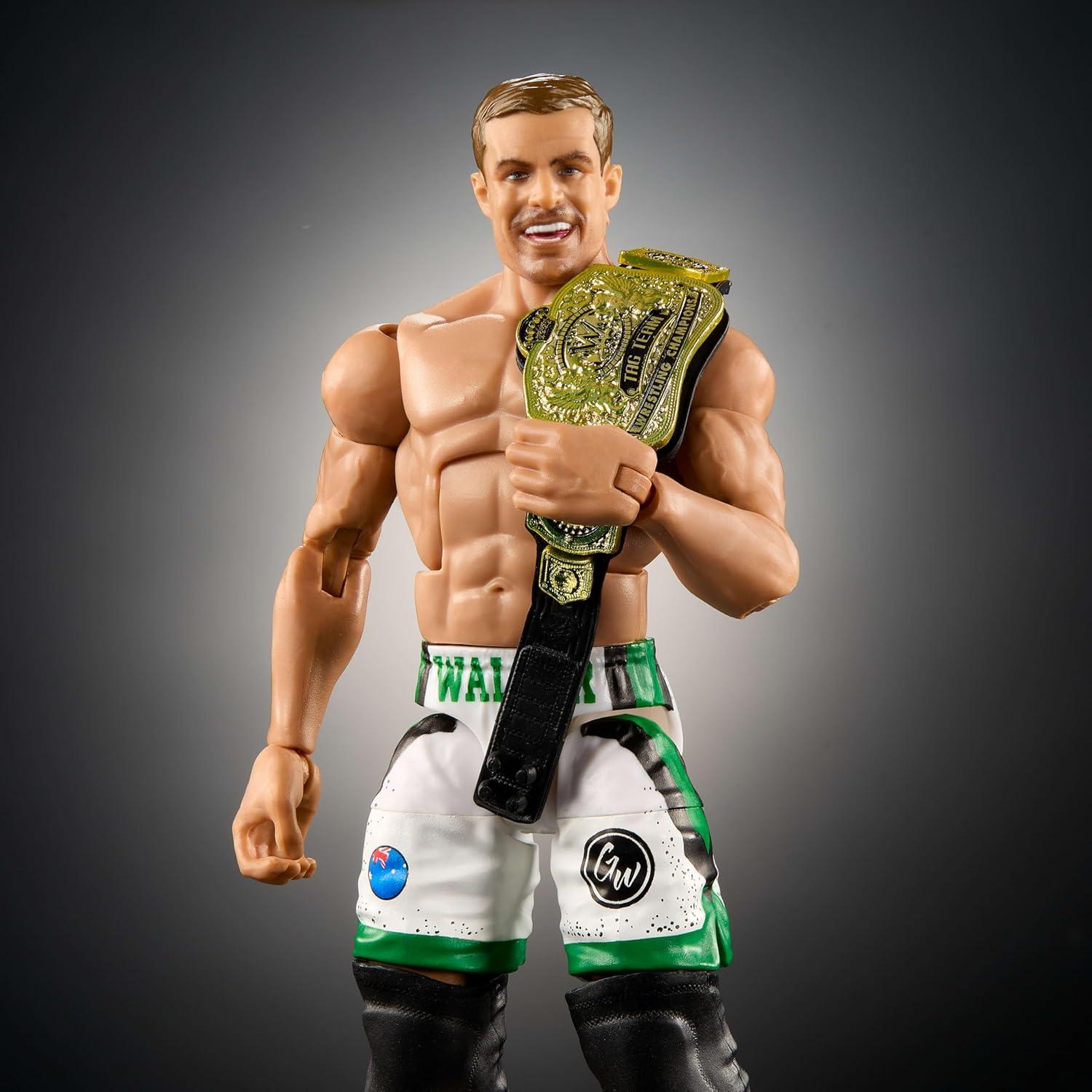imageMattel WWE Elite Action Figure amp Accessories Series 117 6inch Collectible Grayson Waller with 25 Articulation Points amp Swappable Hands