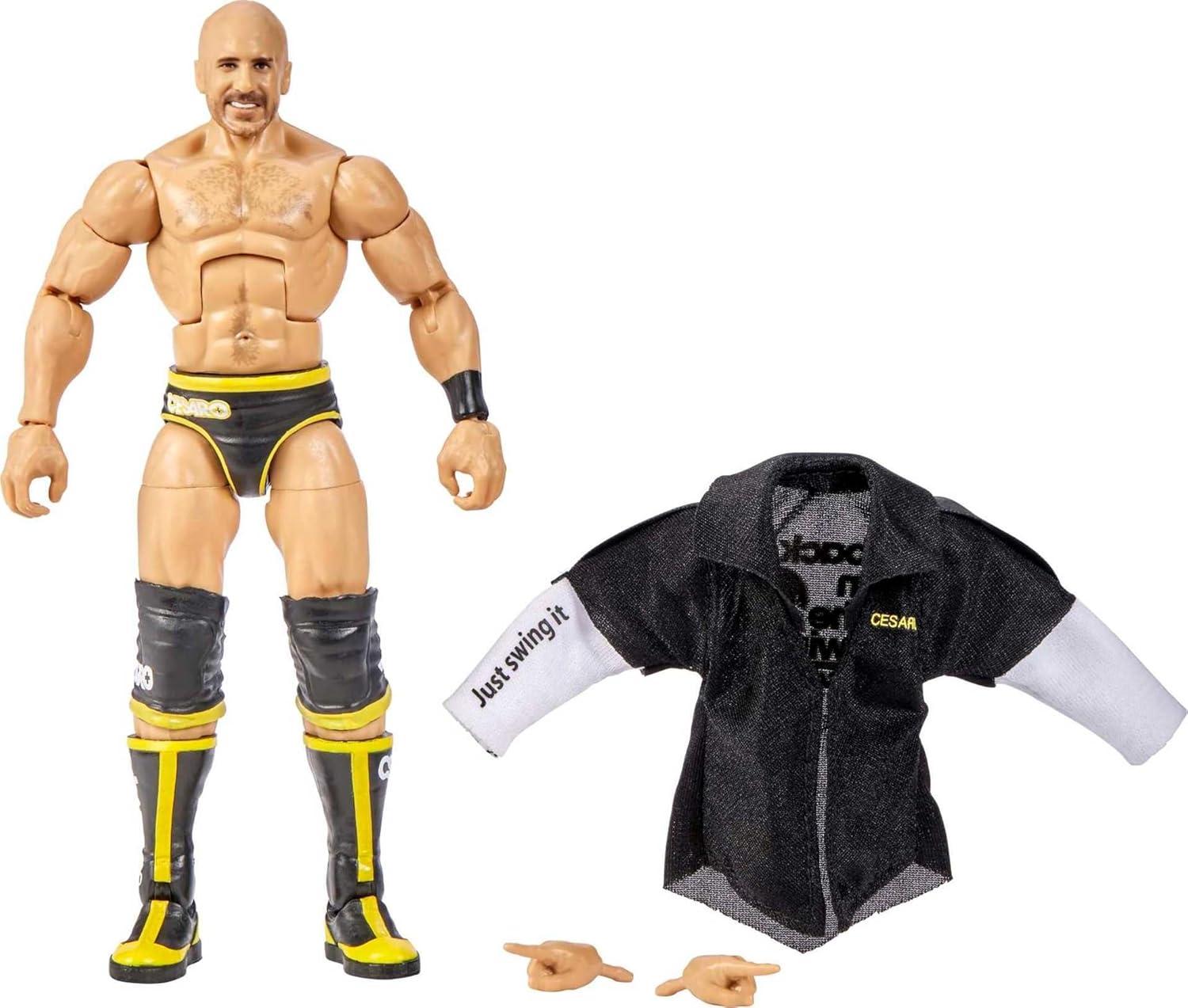 imageMattel WWE Elite Collection Action Figure amp Accessories Series 92 Scarlett 6inch Collectible with 25 Articulation Points amp Swappable Hands93 Cesaro