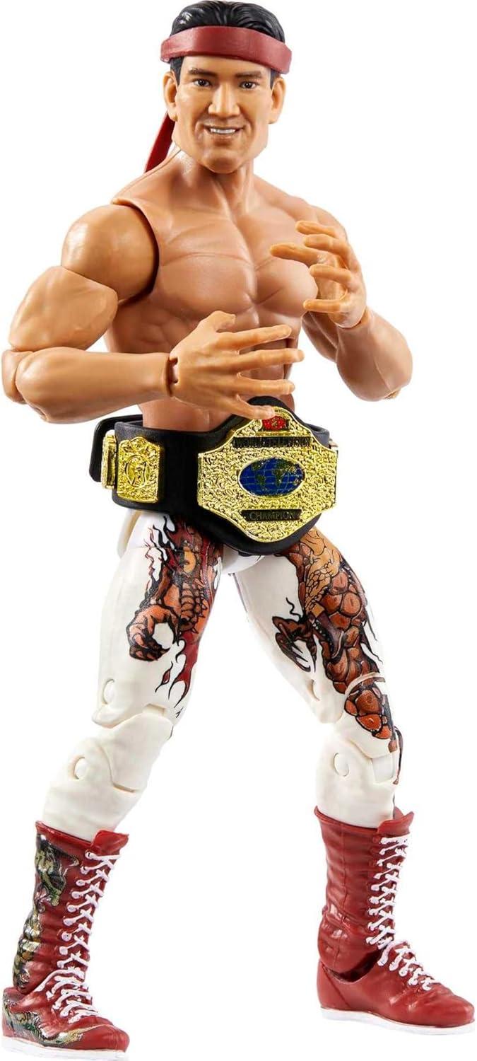 imageMattel WWE Elite Collection Action Figure amp Accessories Series 92 Scarlett 6inch Collectible with 25 Articulation Points amp Swappable Hands93 Ricky Steamboat