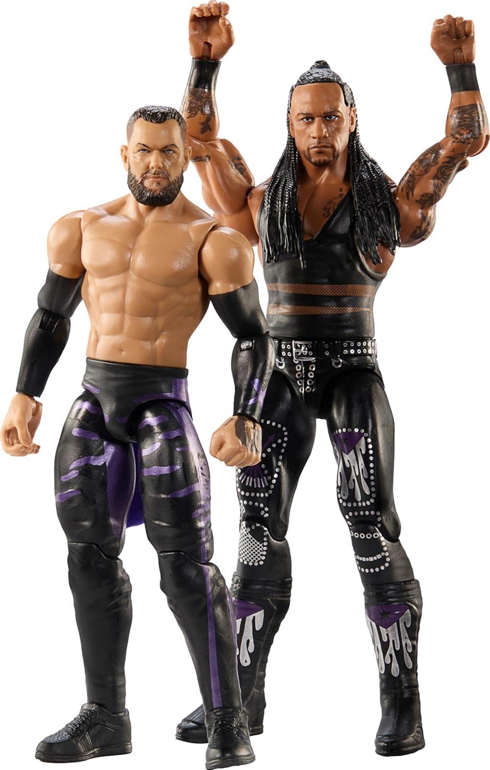 imageMattel WWE Main Event Championship Showdown 2Pack Action Figures amp Accessory Series 20 Damian Priest amp Finn Balor Collectible Set