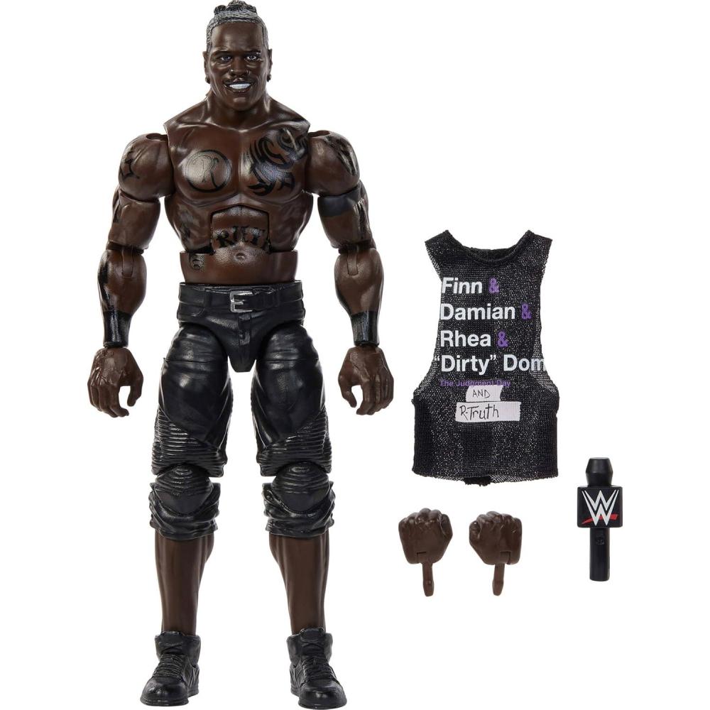 imageMattel WWE Elite Action Figure amp Accessories Series 115 6inch Collectible CM Punk with 25 Articulation Points amp Swappable HandsRTruth