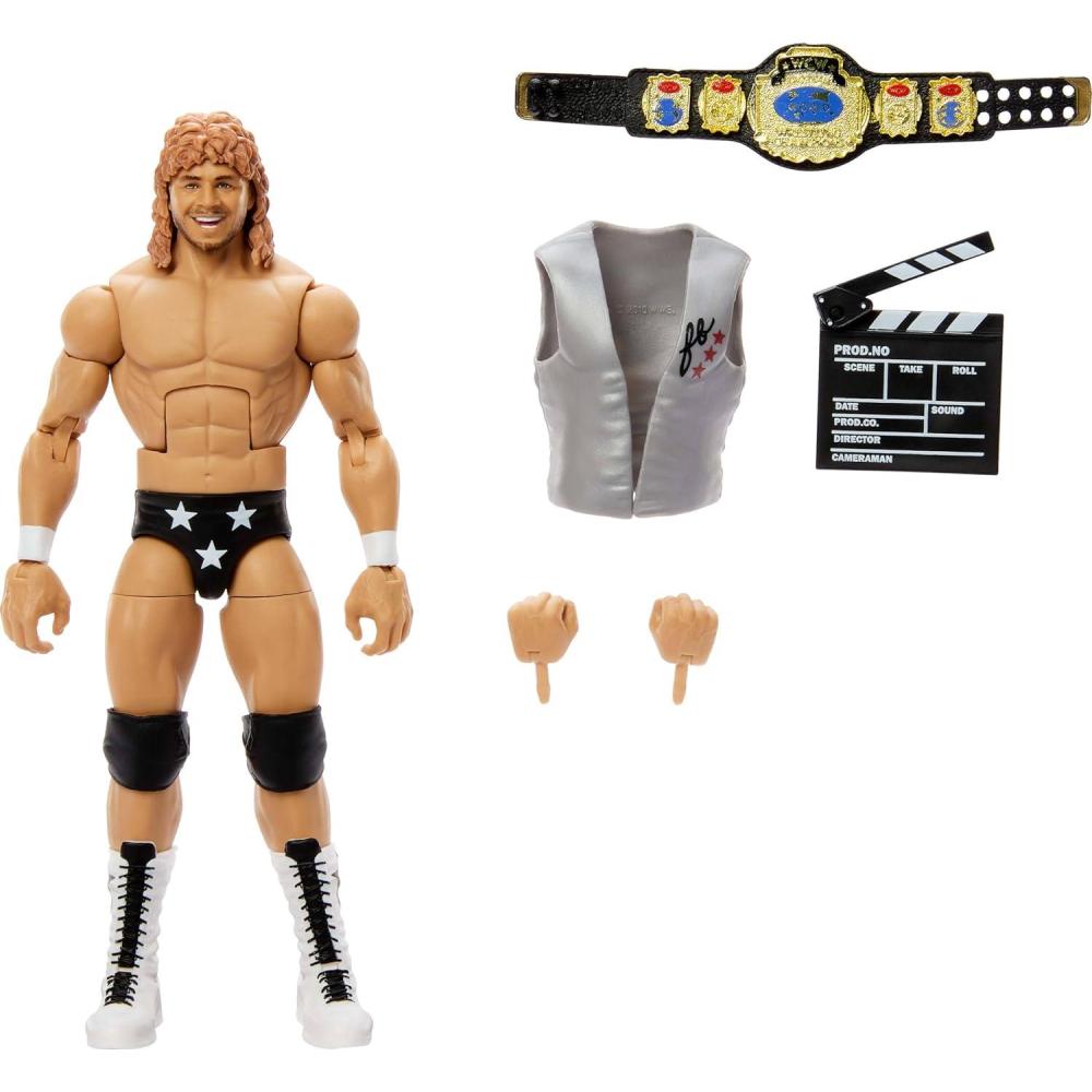 imageMattel WWE Elite Action Figure amp Accessories Series 116 6inch Collectible Randy Orton with 25 Articulation Points amp Swappable HandsFlyin Brian Pillman