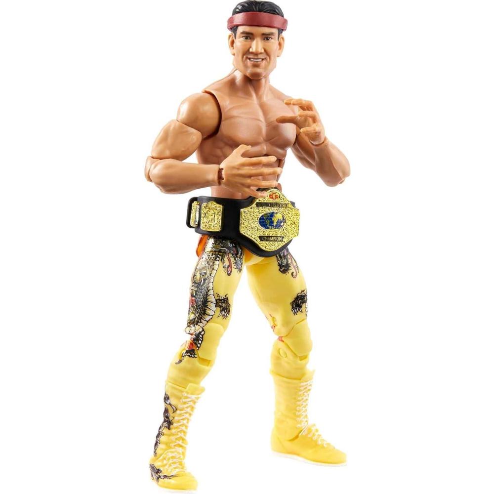 imageMattel WWE Elite Collection Action Figure amp Accessories Series 92 Scarlett 6inch Collectible with 25 Articulation Points amp Swappable Hands93 Ricky Steamboat