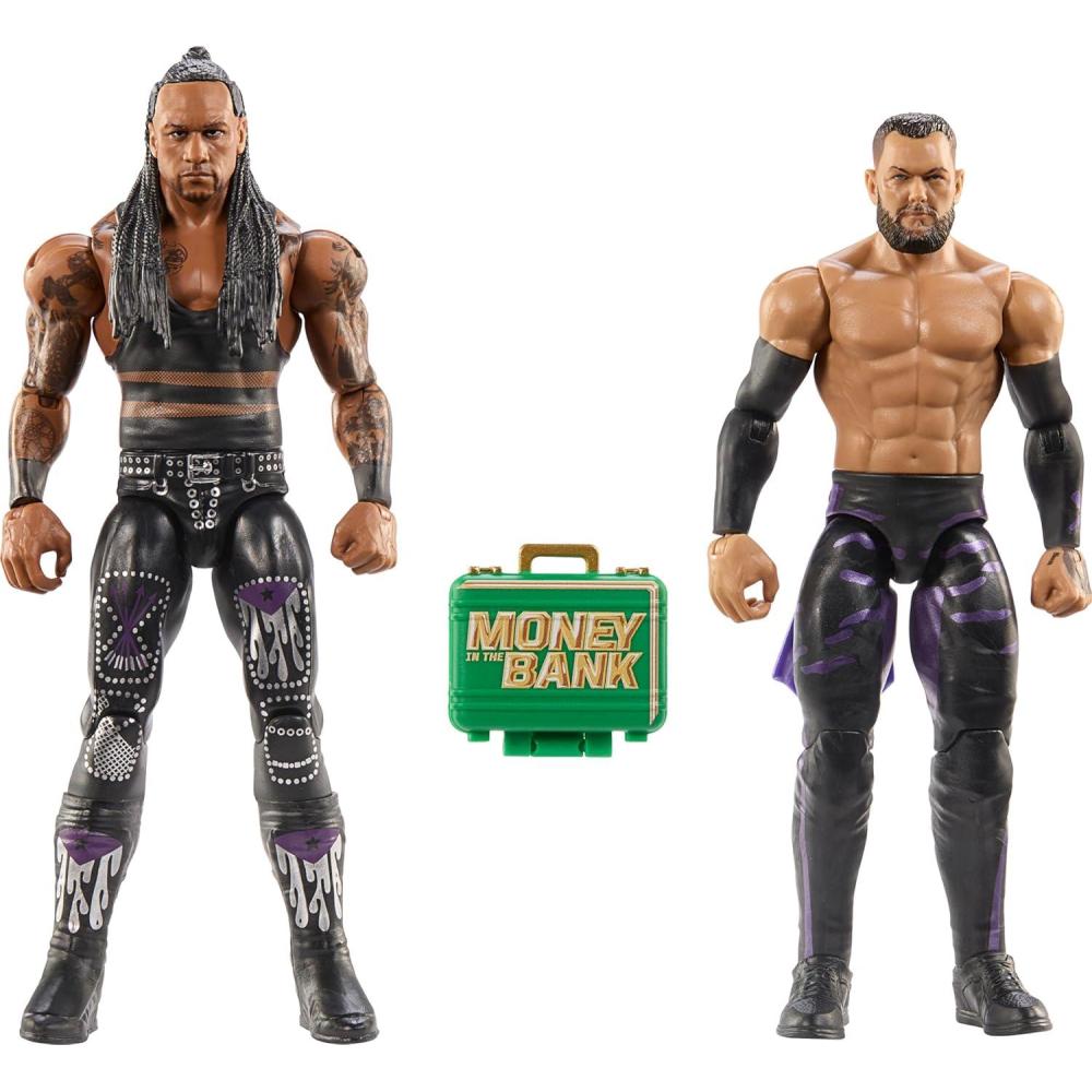 imageMattel WWE Main Event Championship Showdown 2Pack Action Figures amp Accessory Series 20 Damian Priest amp Finn Balor Collectible Set
