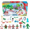 imageFisherPrice Imaginext DC Super Friends Advent Calendar Christmas Toy with 24 Figures amp Accessories for Preschool Kids Ages 3 Years