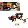 imageMatchbox RC Jurassic World Toy Truck RemoteControl BatteryOperated Vehicle with Dinosaur Figure Dino Catcher RC amp Capture Cage for Transport