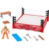 imageMattel WWE Knuckle Crunchers Rebound Ring Playset Includes 25inch Seth Rollins Action Figure with Crunching Joints Accessories amp Flex Mat Technology