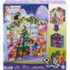 imagePolly Pocket Dolls Advent Calendar Gingerbread House Playset with 24 Surprises Dollhouse Furniture Toy Car amp Holiday Accessories