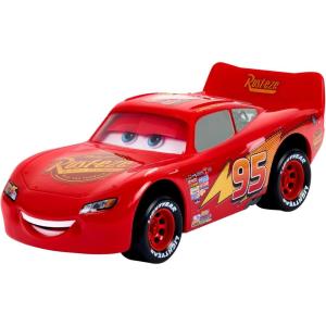 Mattel Disney Pixar Cars Moving Moments Toy Car with Eyes & Mouth that Move, Lightning McQueen Race Car, 7 inches Long(McQueen)