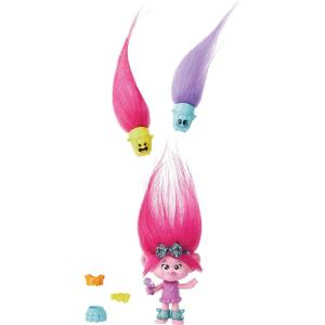 Mattel DreamWorks Trolls Band Together Hair Pops Small Doll, Viva with Removable Clothes & 3 Surprise Accessories(Poppy)