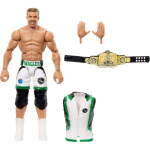 Mattel WWE Elite Action Figure & Accessories, Series #117 6-inch Collectible Grayson Waller with 25 Articulation Points & Swappable Hands