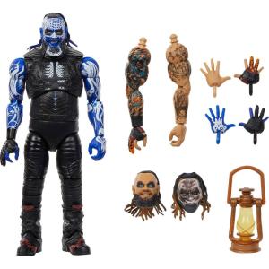 Mattel WWE Ultimate Edition Action Figure & Accessories, 6-inch Bray Wyatt Collectible Set, Swappable Heads & Hands, 30 Articulation Points(Bray Wyatt)