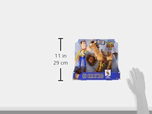 imageMattel Disney Pixars Toy Story 4 Woody and Buzz Lightyear 2Character Pack Movieinspired RelativeScale for Storytelling Play