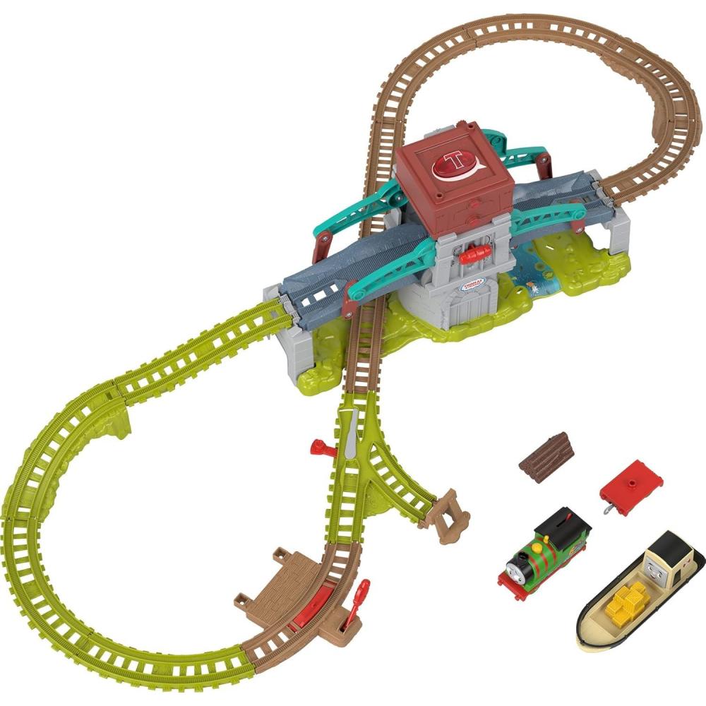 imageThomas amp Friends Motorized Toy Train Set Talking Cranky Delivery with Track Sounds amp Phrases for Pretend Play Preschool Kids Ages 3 Years Amazon ExclusiveTalking Thomas Bulstrode Set
